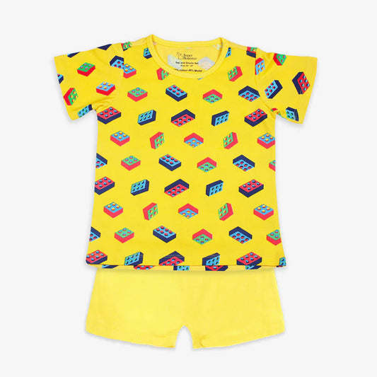 Short Sleeve Top & Shorts Set - Lego Pop