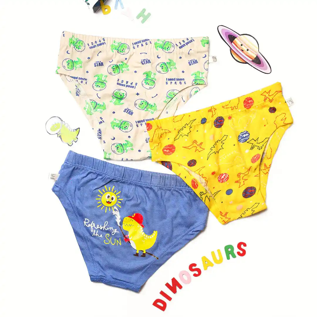 Young Girl Briefs -3 Pack (Finding Dino)