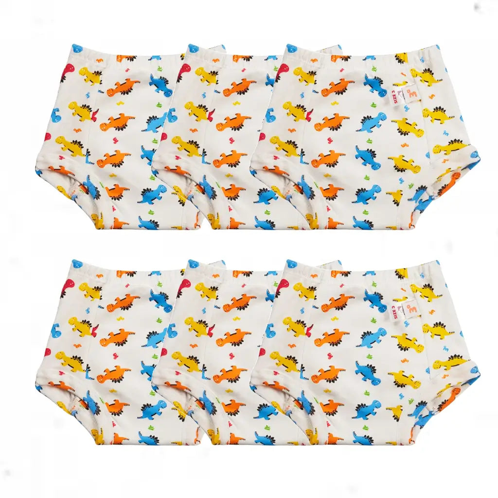 Padded Underwear Pack of 6-Dino