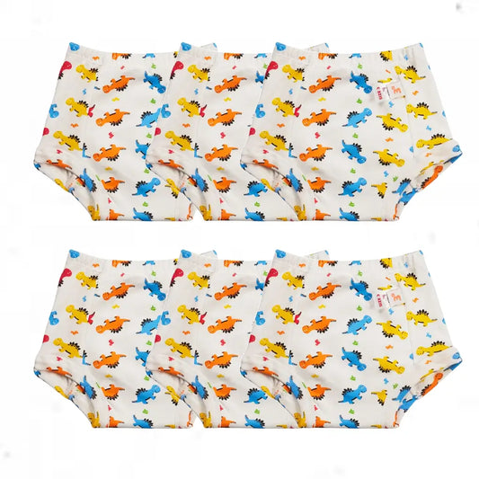 Padded Underwear Pack of 6-Dino