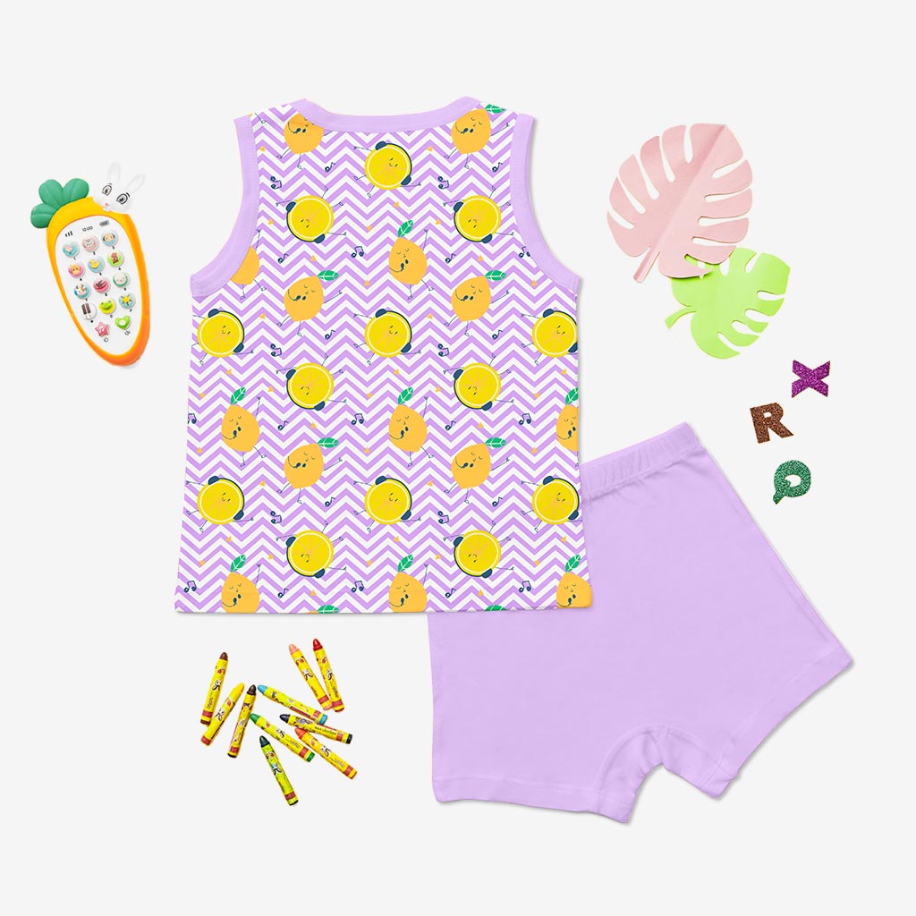 Top & Shorts Set - Lemon Life