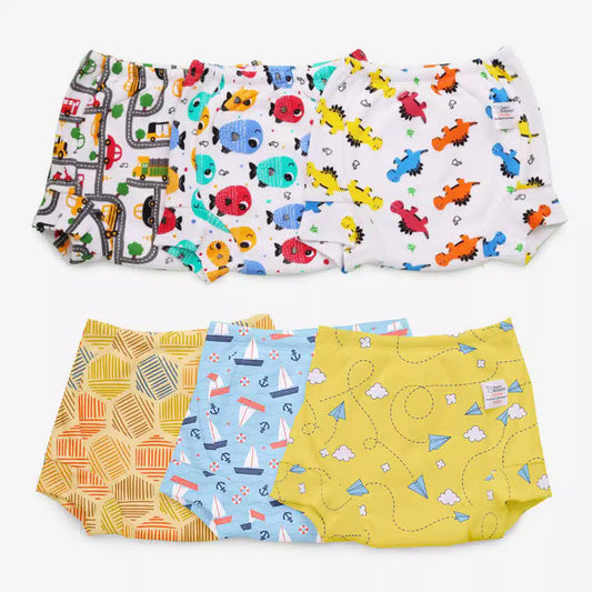 Padded Underwear-6 Pack (with stitch defects) No Print Choice