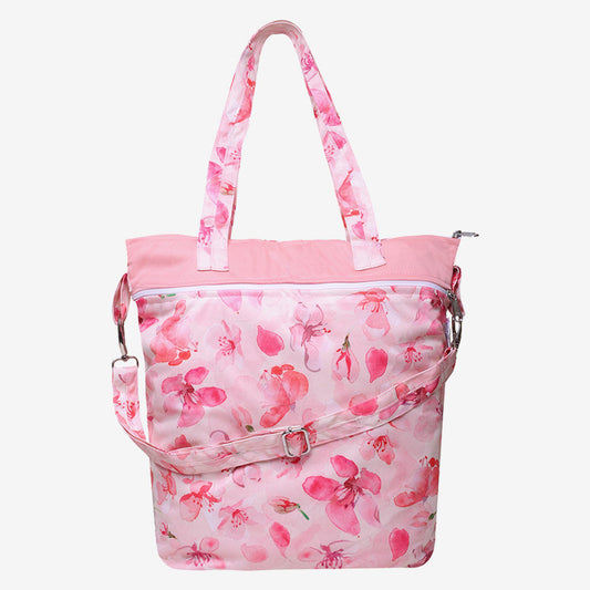 Cherry Blossom - Waterproof Diaper Tote