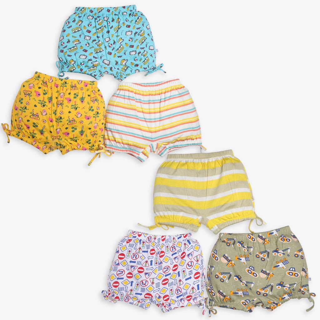 Unisex Toddler Bloomer -6 Pack (Travel Tales - Navigator)