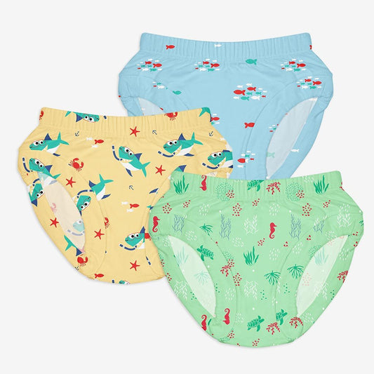 Unisex Toddler Briefs -6 Pack ( Finding Dino - Sea-saw)