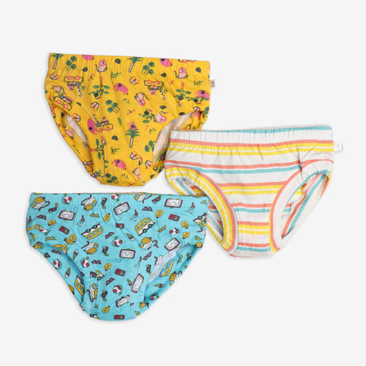 Unisex Toddler Briefs -6 Pack (Travel Tales - Navigator)