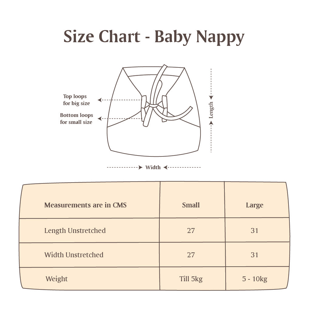 BASIC Cotton Nappy Sea Saga BASIC for Baby